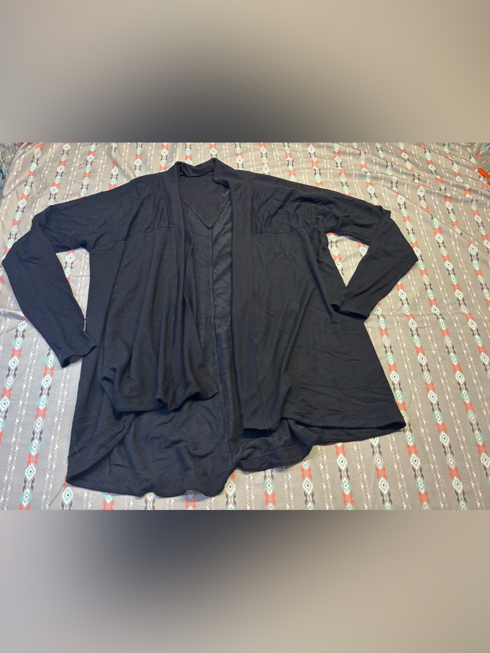 🕸️Active Life Black Lightweight Open Cardigan